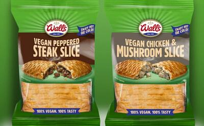 Wall’s Pastry Launches Two New Vegan Pasties: Peppered Steak And Chicken & Mushroom
