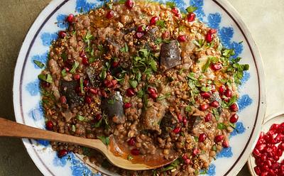 Aubergine And Lentil Stew