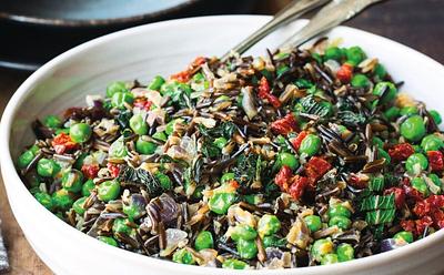 Vegan Black Rice And Peas