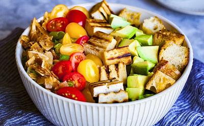 California Cobb Salad With Smoky Coconut Bacon