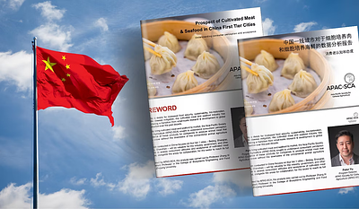 APAC-SCA Report Finds 76.7% of Chinese Respondents Would Try Cultivated Meat