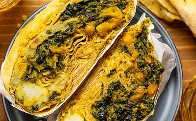 Loaded Dhal Puri Roti