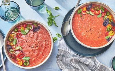 This Watermelon Gazpacho Is A Fresh And Wholesome Summer Starter