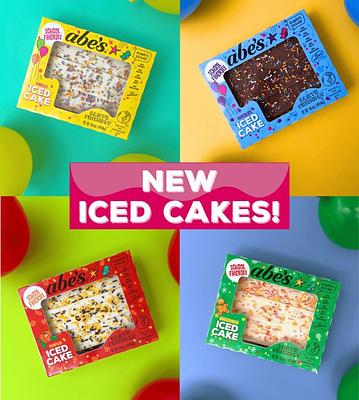 Abe’s Muffins Expands Range With New School-Friendly Vegan Iced Cakes