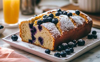 This Summer Blueberry Loaf Is 100% Vegan
