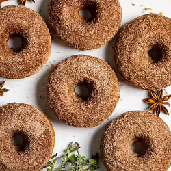 Vegan Baked Apple Cider Doughnuts