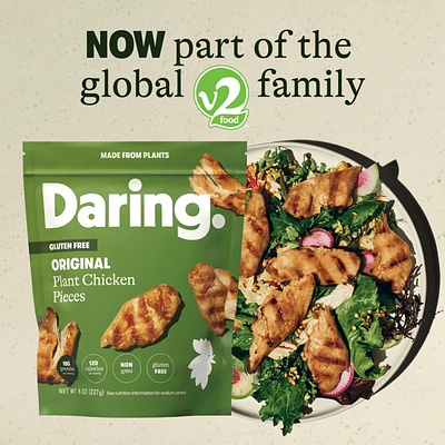 v2food Enters US Market, Combining Daring Foods’ Brand with Ajinomoto’s Global Reach