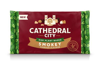 Cathedral City Launches Plant-Based Smokey Cheddar