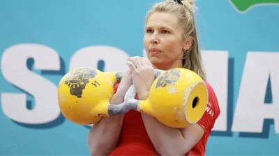 Vegan kettlebell athlete achieves double European Gold