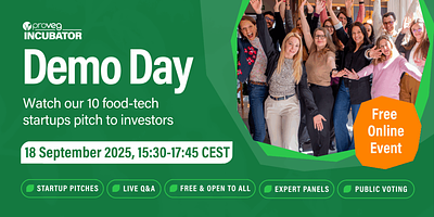 ProVeg Incubator Demo Day to Feature 10 Innovative Startups in the Plant-Based Sector