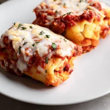 Vegan Lasagna Rolls