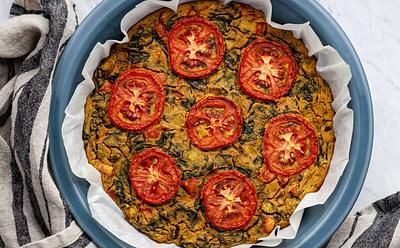 Vegan Gluten-Free Quiche Florentine