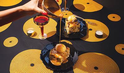 Brown Sugar Custard Brioche Bread Pudding 