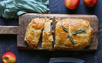 Apple, Parsnip and Mushroom Wellington