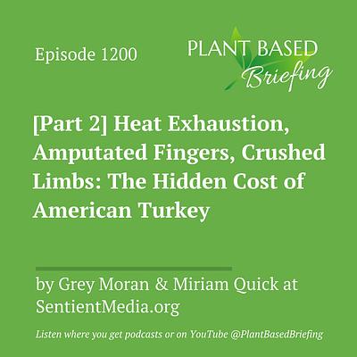 1200: [Part 2] Heat Exhaustion, Amputated Fingers, Crushed Limbs: The Hidden Cost of American Turkey by Grey Moran and Miriam Quick at SentientMedia.org