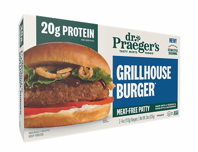 Dr. Praeger’s Launches Vegetable-Based Grillhouse Burger at Whole Foods Market