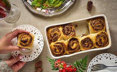 Plant-Based Cranberry BBQ Pulled Pork Swirls