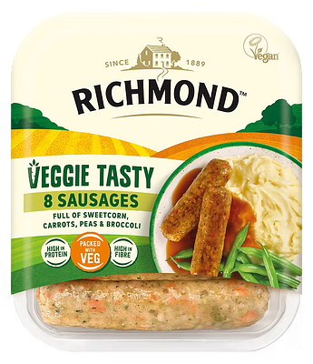 Richmond Launches Meat-Free Sausages Containing 42% Vegetables