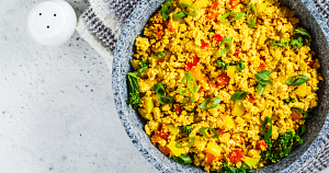 This savory tofu scramble is the only vegan breakfast you’ll ever crave
