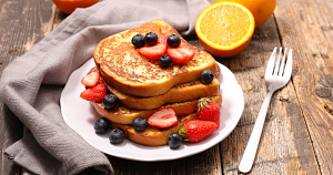 This golden vegan French toast makes brunch feel decadent again