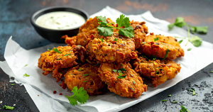 These crunchy chickpea fritters are flavor bombs in every bite