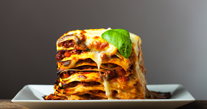 This layered vegan lasagna is so rich, you won’t believe it’s plant-based