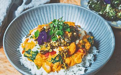 Butter Bean And Sweet Papas Coconut Stew