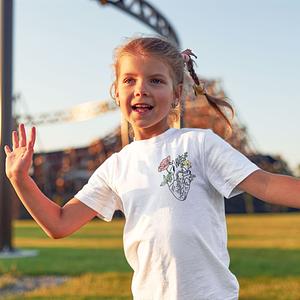 Botanatomy Heart Kids T-Shirt (Unisex)