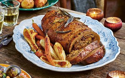 Vegan Christmas Day 5: Stuffed Roasted Joint