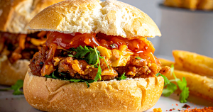 This saucy jackfruit “pulled pork” sandwich will blow your mind (and your taste buds)