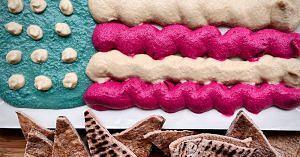 Stars and Stripes Hummus Recipe