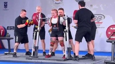 Vegan weightlifter breaks Swedish record