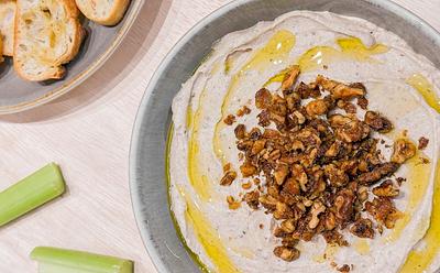 Whipped Tofu And Rosemary Walnut Dip