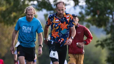 Harvey Lewis breaks records and bones in backyard ultra