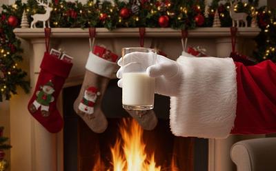 Survey Finds 20% Of Britons Are Leaving Plant-Based Milk Out For Santa This Christmas