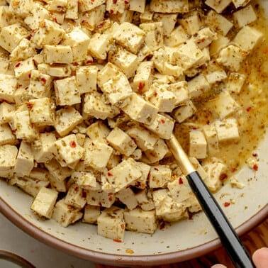 Marinated Tofu Feta