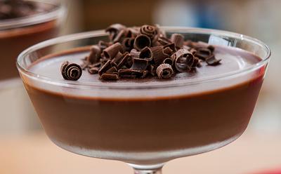 Coconut Milk Dark Chocolate Mousse
