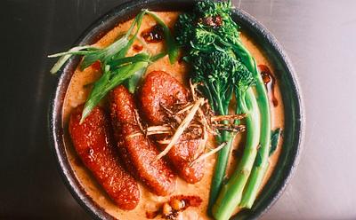Korean-Style Glazed Beyond Tenders With Coconut Broth