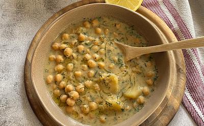 Greek Chickpea Lemon Stew