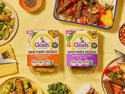 UK’s Gosh Doubles Down on ‘Plant Points’ Movement with Fibre-Packed Whole-Food Sausages