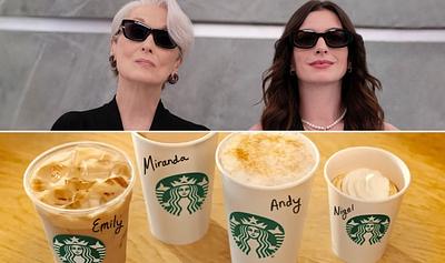 Want Your Coffee Like Anne Hathaway or Meryl Streep? Starbucks' New 'Devil Wears Prada' Menu Can Help
