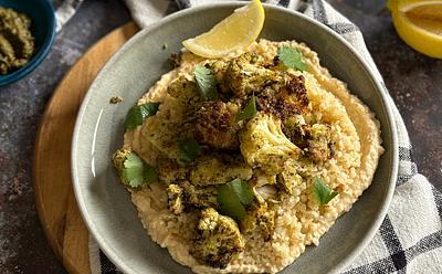 Pesto Cauliflower Bites