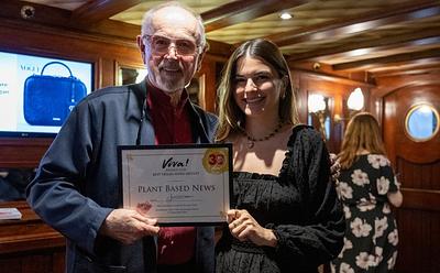 Plant Based News Wins Vegan News Award