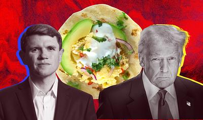 Trump Calls Rising Texas Democrat "Weak ... Pathetic ... Vegan" For Ordering a Non-Vegan Taco