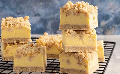 Vegan Hawaiian Sunshine Crumble Squares