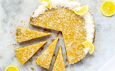 How To Make This Vegan Lemon Tart With Coconut