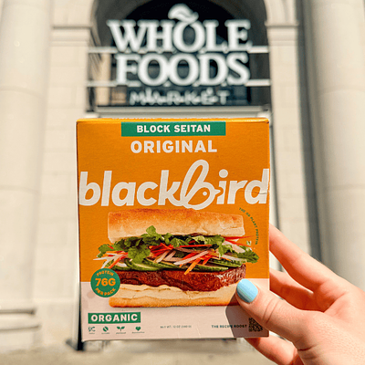 Blackbird Foods Adds Certified Organic Seitan Block to Whole Foods Northeast