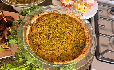 Herby Vegan Quiche