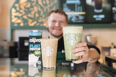 Alpro and Starbucks Germany Add Plant Protein Soy Drink to Permanent Menu