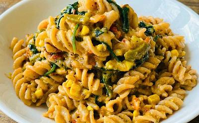 Colorful Vegan Rasta Pasta